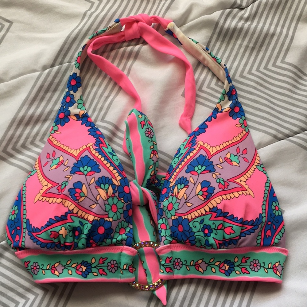 Victoria’s Secret Bikini Floral Paisley Top XS
